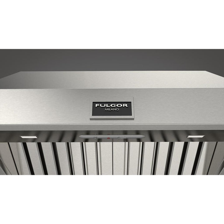 Fulgor Milano  30" Pro Hood (1 Fan - Slider), Stainless Steel#finish_stainless-steel
