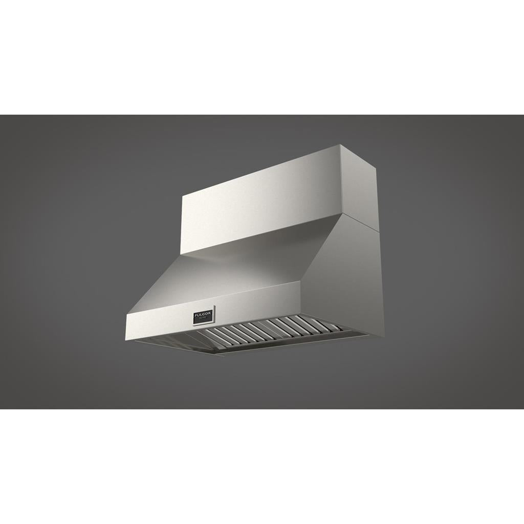 Fulgor Milano  36" Pro Wall-Mount Hood (1 Fan - Slider), Stainless Steel#finish_stainless-steel