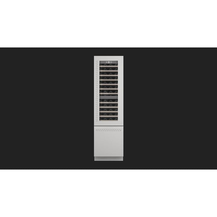 Fulgor Milano  24" Overlay Built-In Wine Cellar, Right Door, Stainless Steel#finish_stainless-steel
