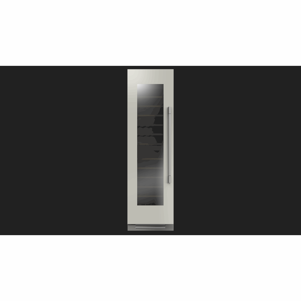 Fulgor Milano 24" Pro Panel Ready Two Zone Wine Column, Left Hinge