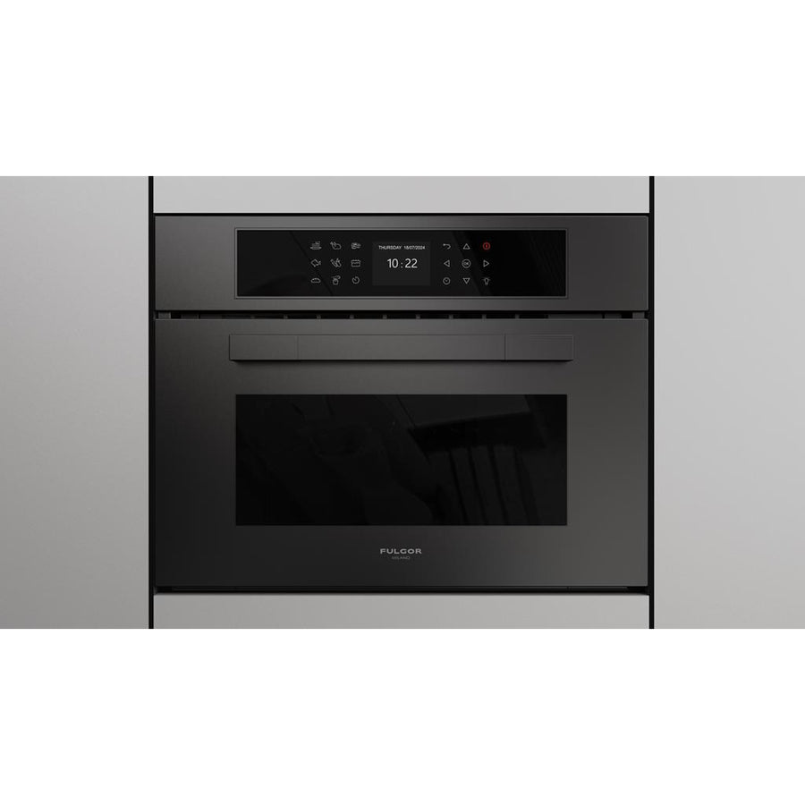 Fulgor Milano  Matteo 700 Series  24" Combi Steam Oven, Matte Black#finish_matte-black