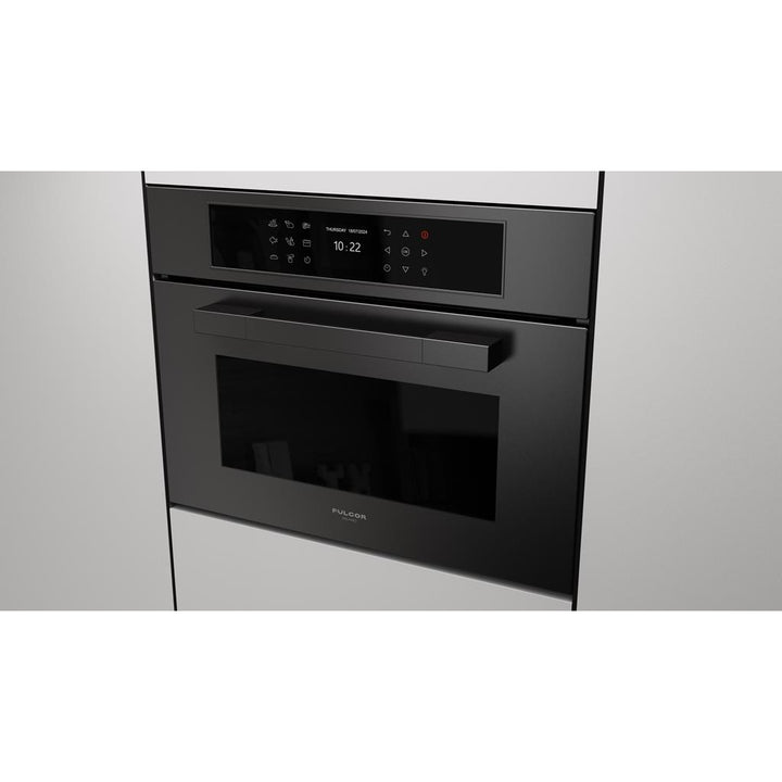 Fulgor Milano  Matteo 700 Series  24" Combi Steam Oven, Matte Black#finish_matte-black