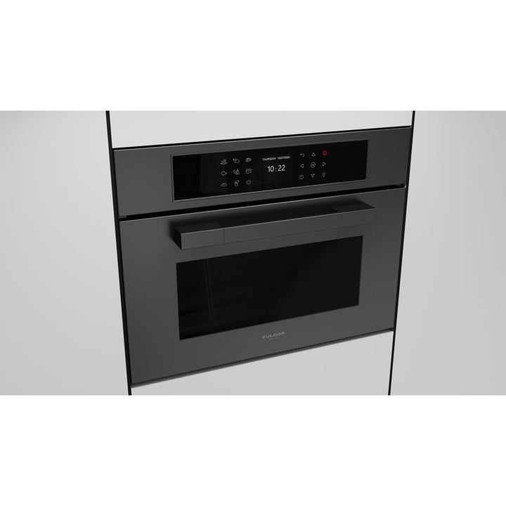 Fulgor Milano  Matteo 700 Series  24" Combi Steam Oven, Matte Black#finish_matte-black
