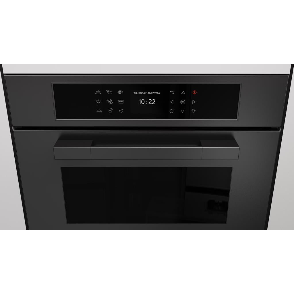 Fulgor Milano  Matteo 700 Series  24" Combi Steam Oven, Matte Black#finish_matte-black