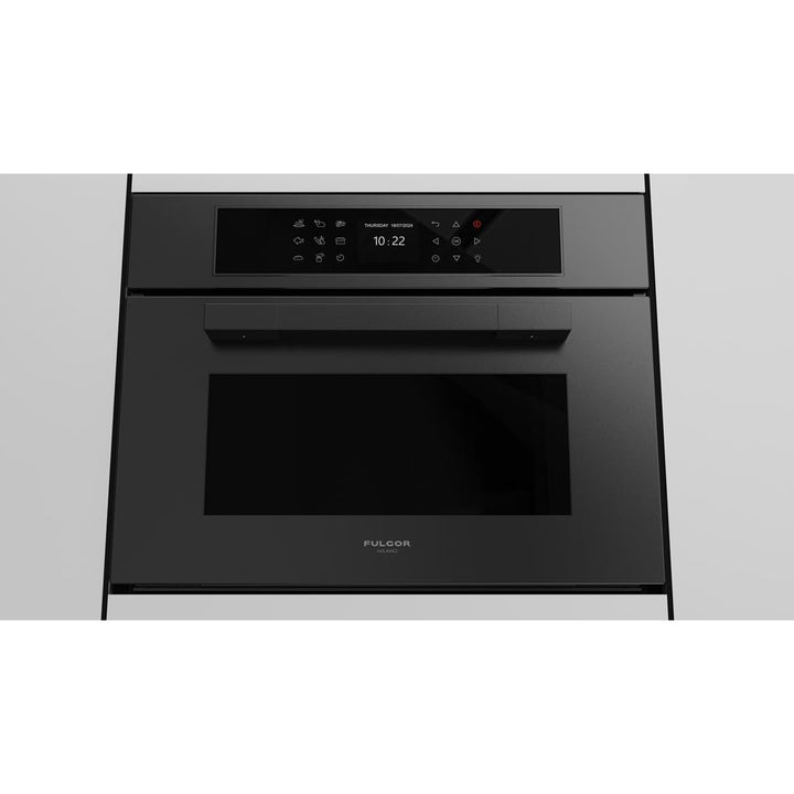 Fulgor Milano  Matteo 700 Series  24" Combi Steam Oven, Matte Black#finish_matte-black