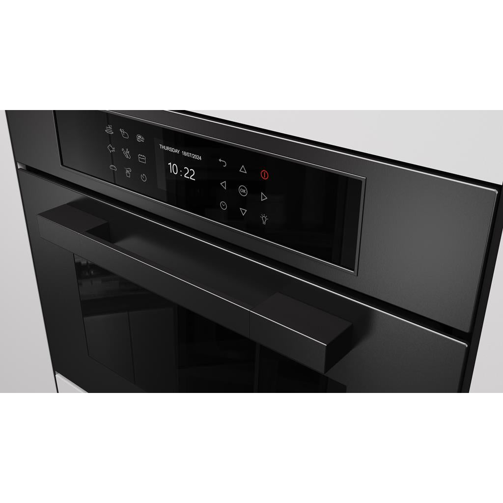 Fulgor Milano  Matteo 700 Series  24" Combi Steam Oven, Matte Black#finish_matte-black
