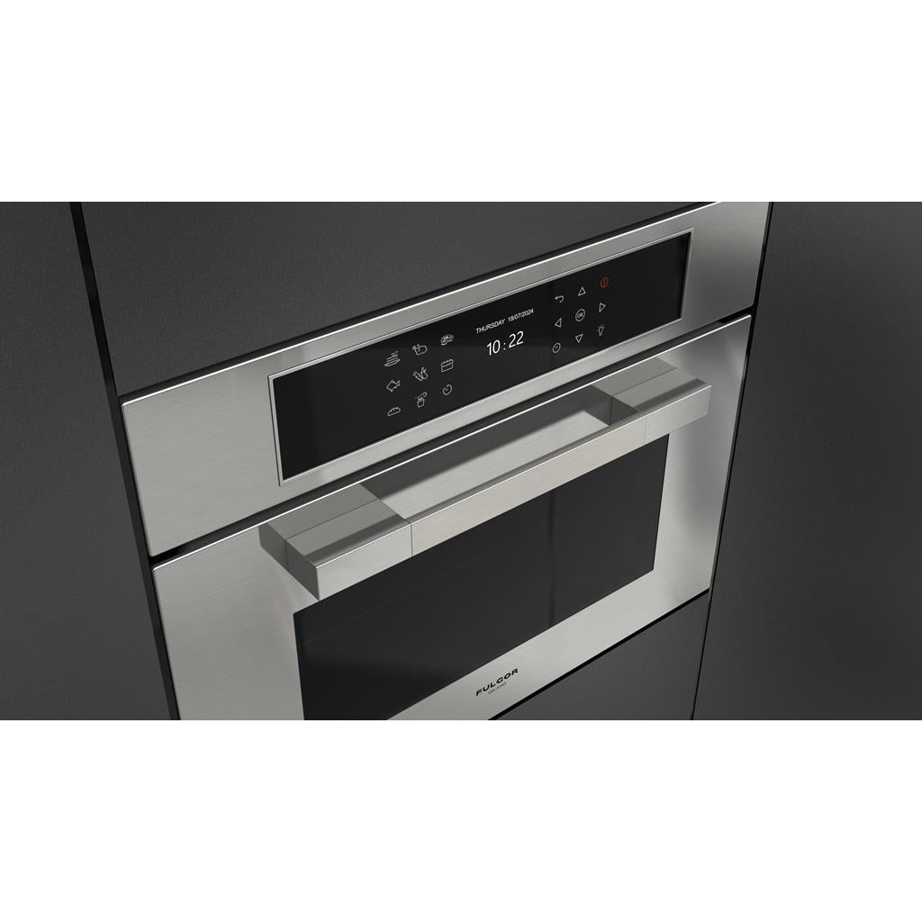 Fulgor Milano  Matteo 700 Series  24" Combi Steam Oven, Stainless Steel#finish_stainless-steel