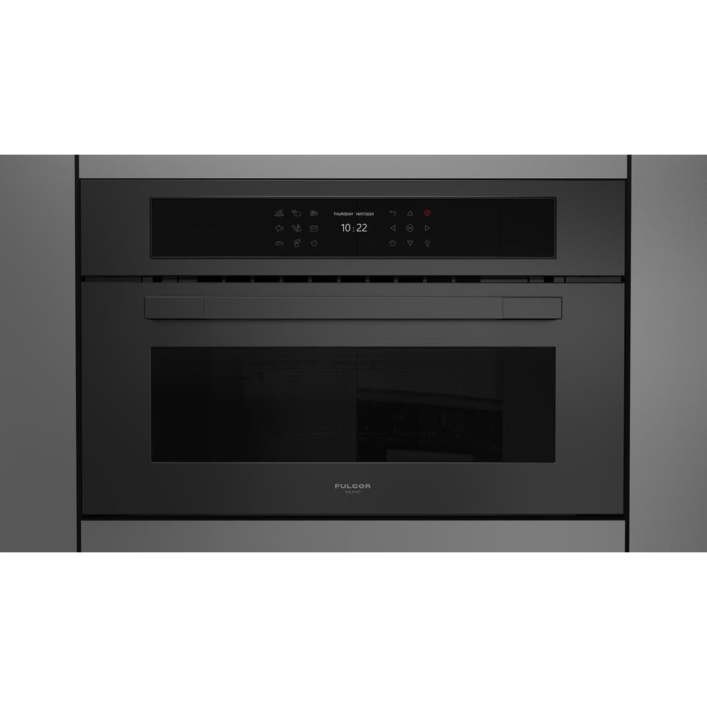 Fulgor Milano  Matteo 700 Series  30" Combi Steam Oven, Matte Black#finish_matte-black