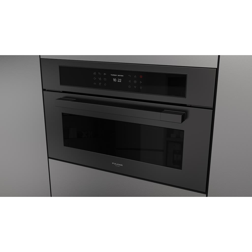 Fulgor Milano  Matteo 700 Series  30" Combi Steam Oven, Matte Black#finish_matte-black