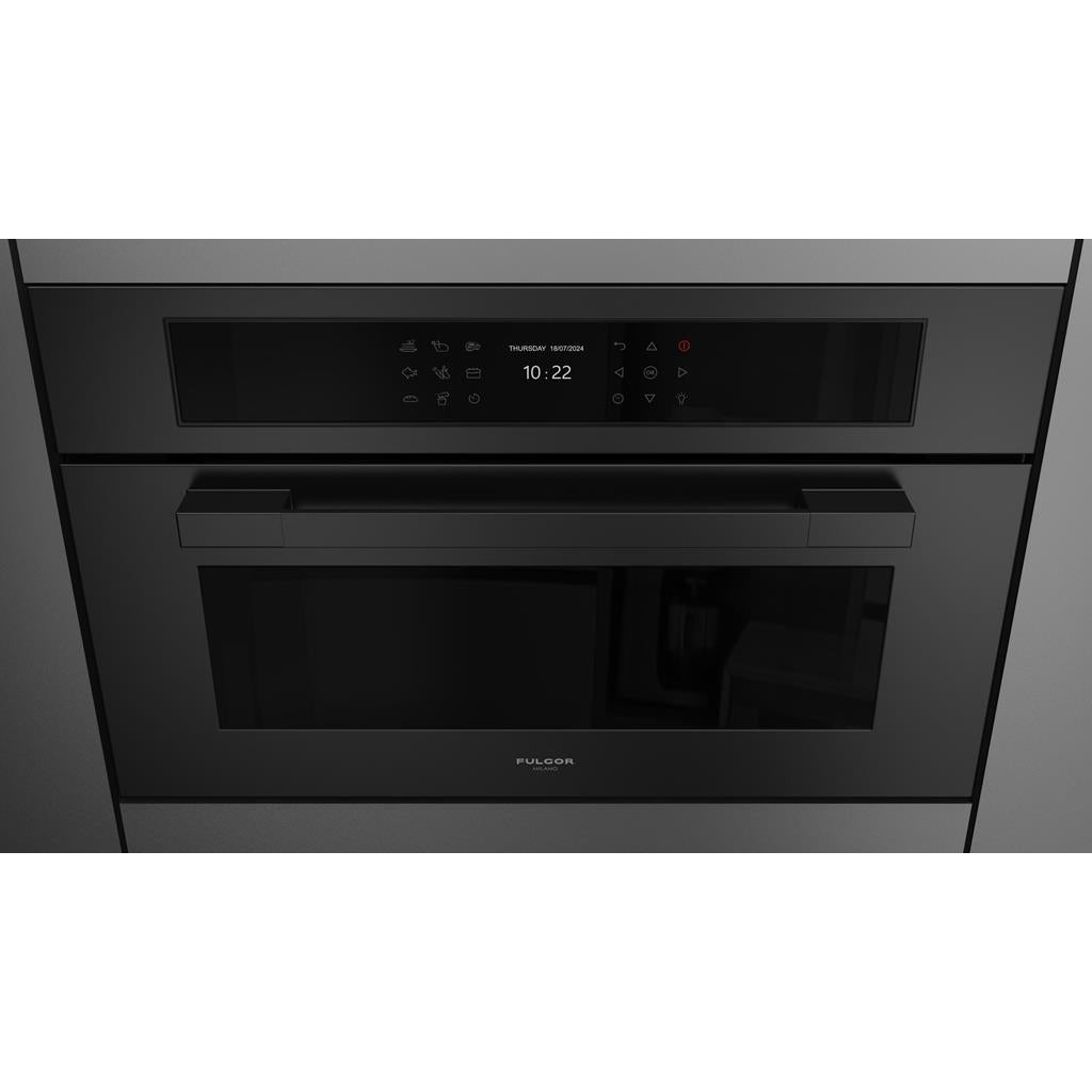 Fulgor Milano  Matteo 700 Series  30" Combi Steam Oven, Matte Black#finish_matte-black
