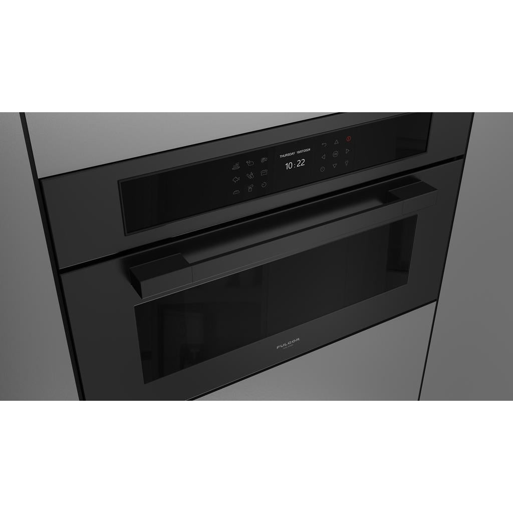 Fulgor Milano  Matteo 700 Series  30" Combi Steam Oven, Matte Black#finish_matte-black