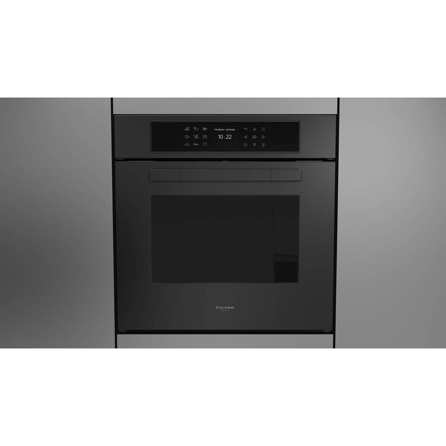 Fulgor Milano  Matteo 700 Series  24" Touch Control Self-Clean Oven, Matte Black#finish_matte-black
