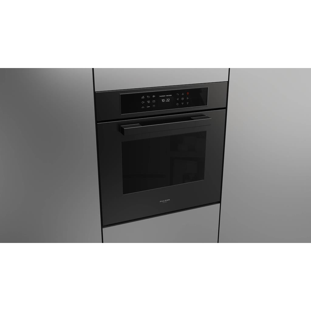 Fulgor Milano  Matteo 700 Series  24" Touch Control Self-Clean Oven, Matte Black#finish_matte-black
