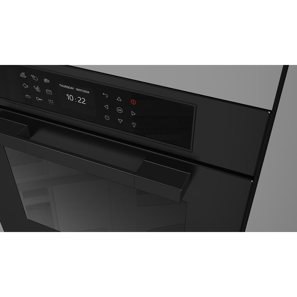 Fulgor Milano  Matteo 700 Series  24" Touch Control Self-Clean Oven, Matte Black#finish_matte-black