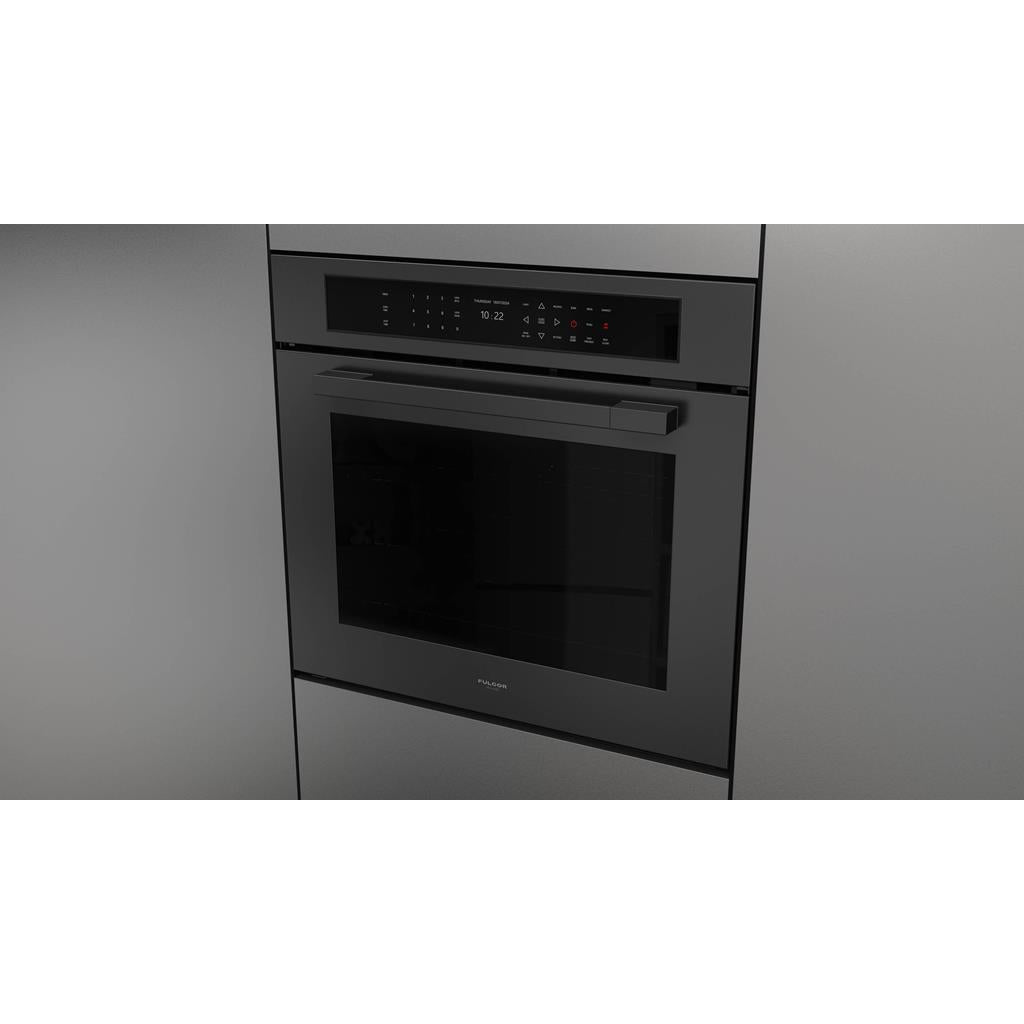 Fulgor Milano  Matteo 700 Series  30" Touch Control Self Clean Oven, Matte Black#finish_matte-black