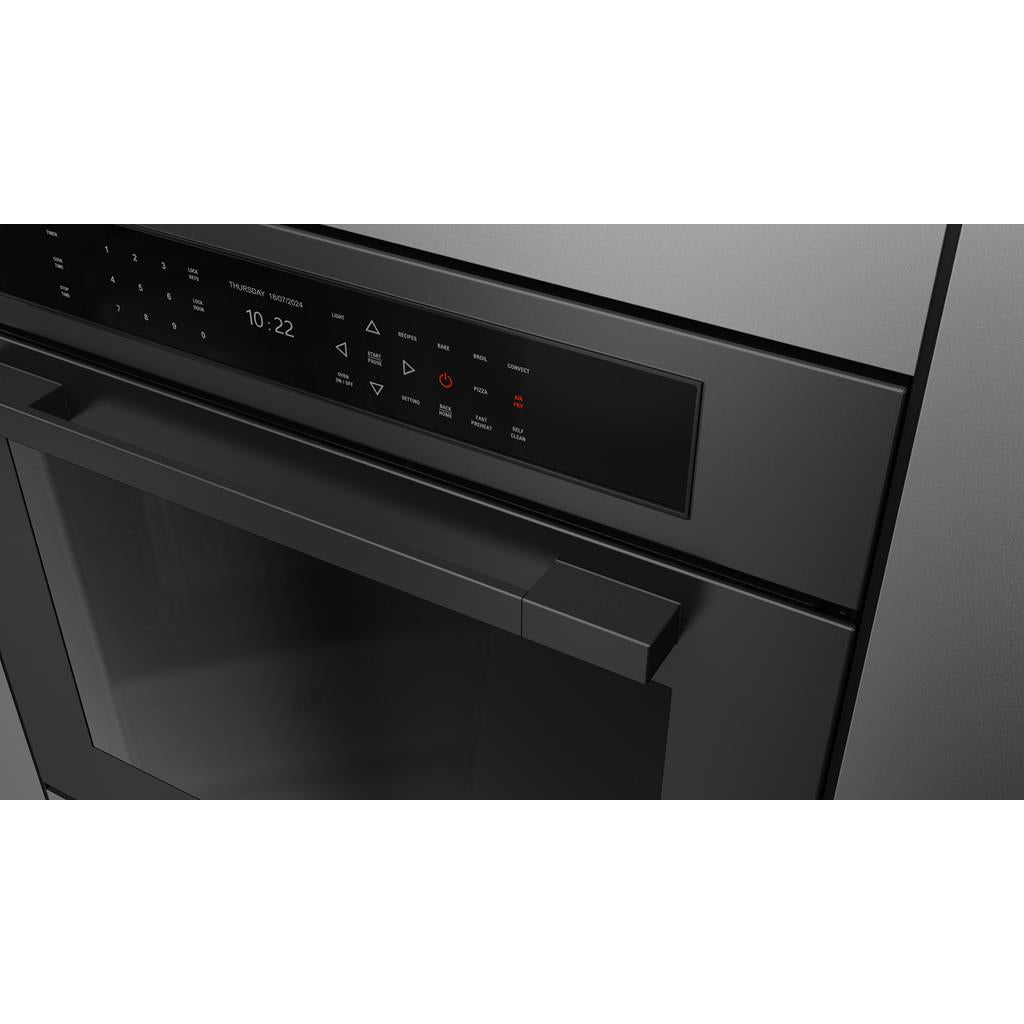 Fulgor Milano  Matteo 700 Series  30" Touch Control Self Clean Oven, Matte Black#finish_matte-black