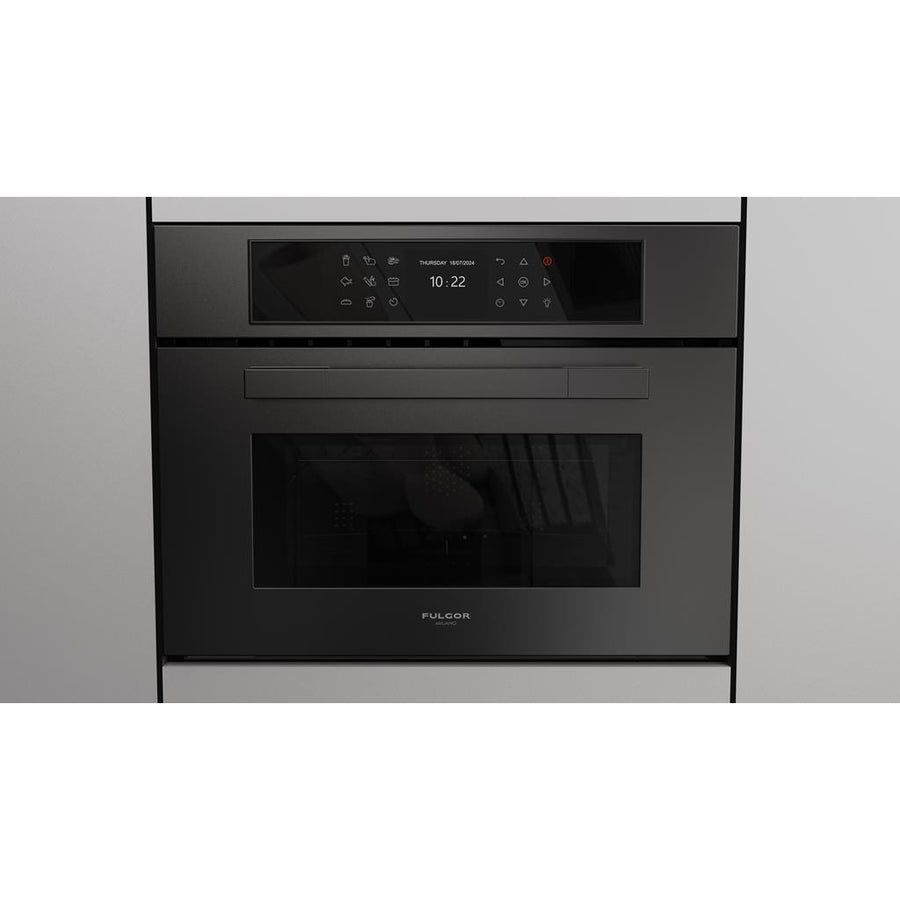 Fulgor Milano  Matteo 700 Series  24" Combi Speed Oven, Matte Black#finish_matte-black