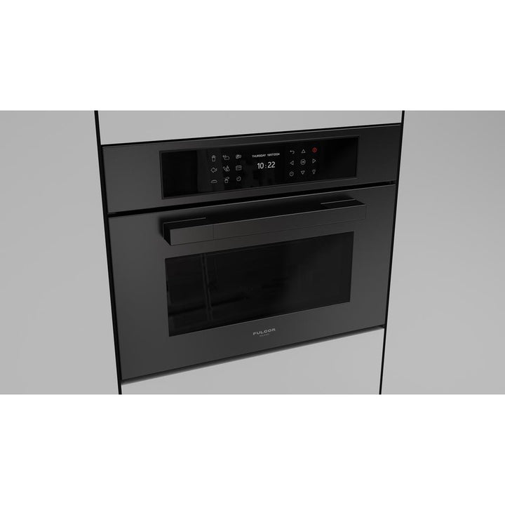 Fulgor Milano  Matteo 700 Series  24" Combi Speed Oven, Matte Black#finish_matte-black