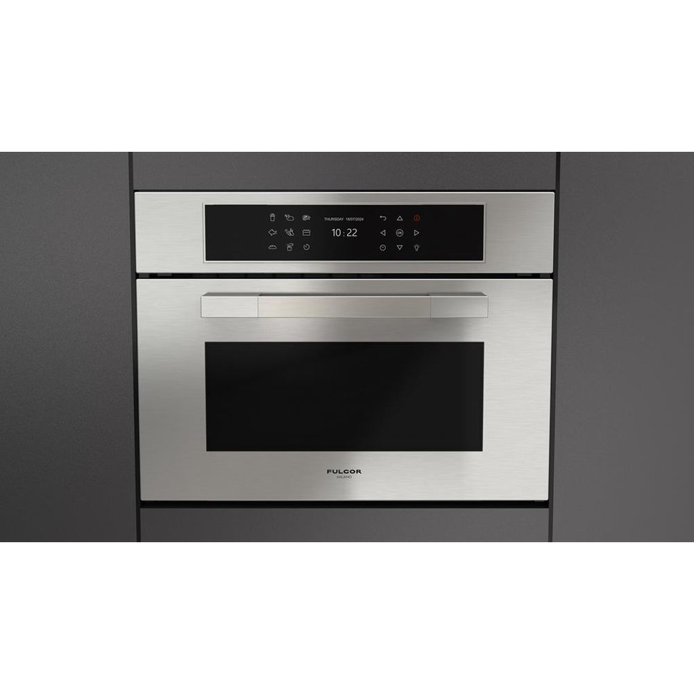 Fulgor Milano  Matteo 700 Series  24" Combi Speed Oven, Stainless Steel#finish_stainless-steel