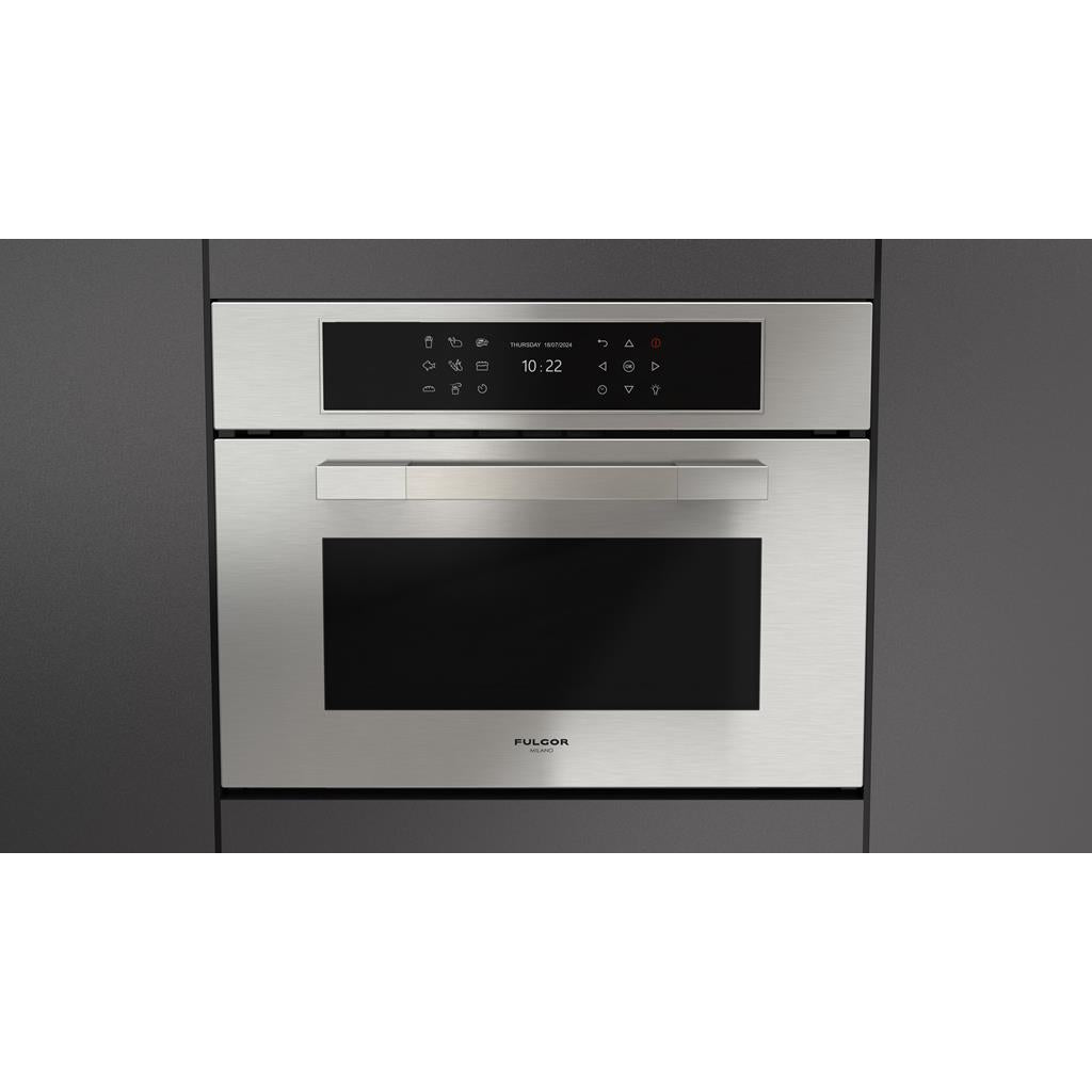 Fulgor Milano  Matteo 700 Series  24" Combi Speed Oven, Stainless Steel#finish_stainless-steel