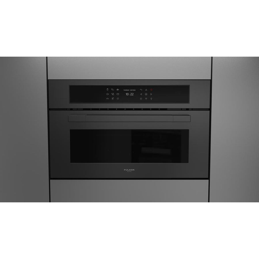 Fulgor Milano  Matteo 700 Series  30" Combi Speed Oven, Matte Black#finish_matte-black