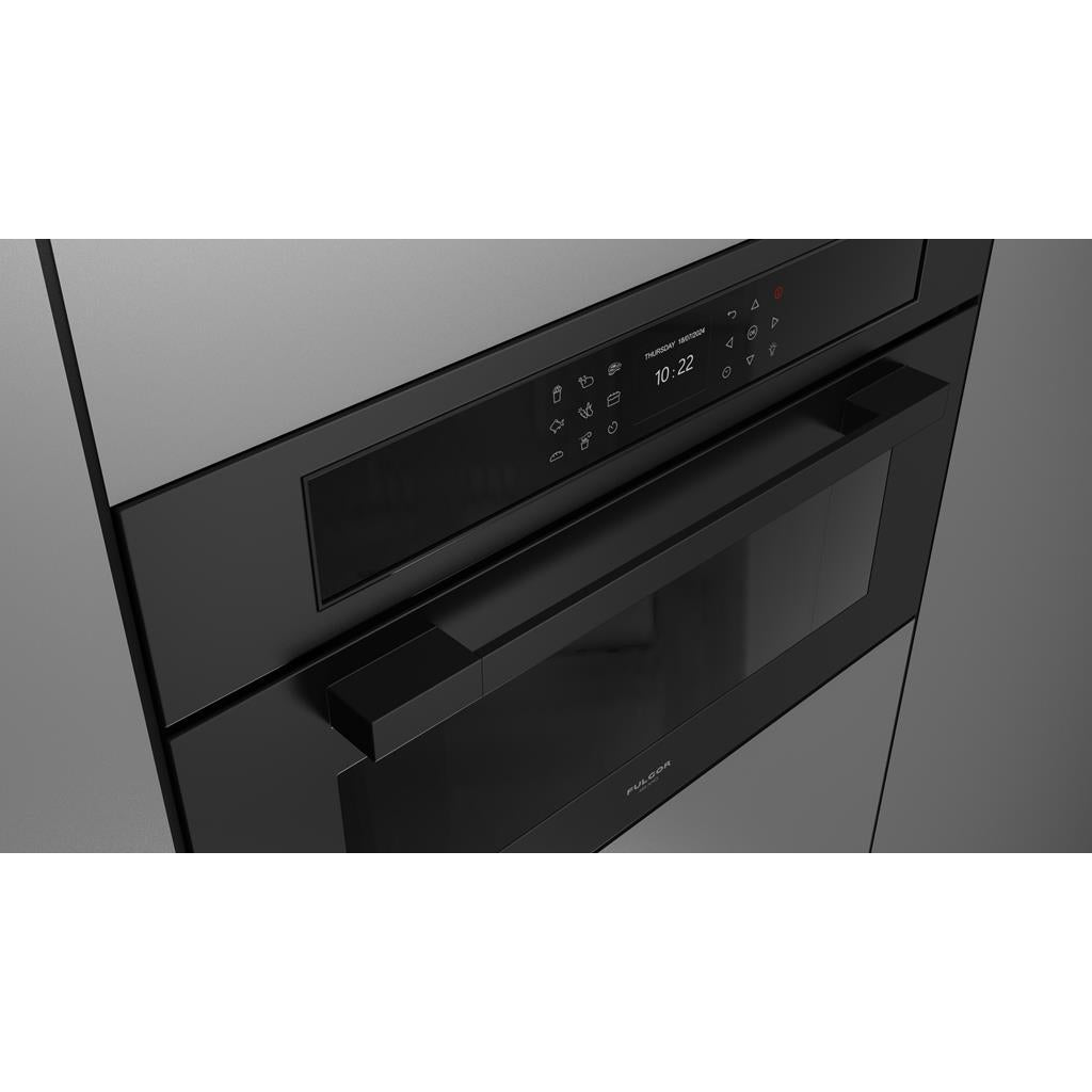 Fulgor Milano  Matteo 700 Series  30" Combi Speed Oven, Matte Black#finish_matte-black