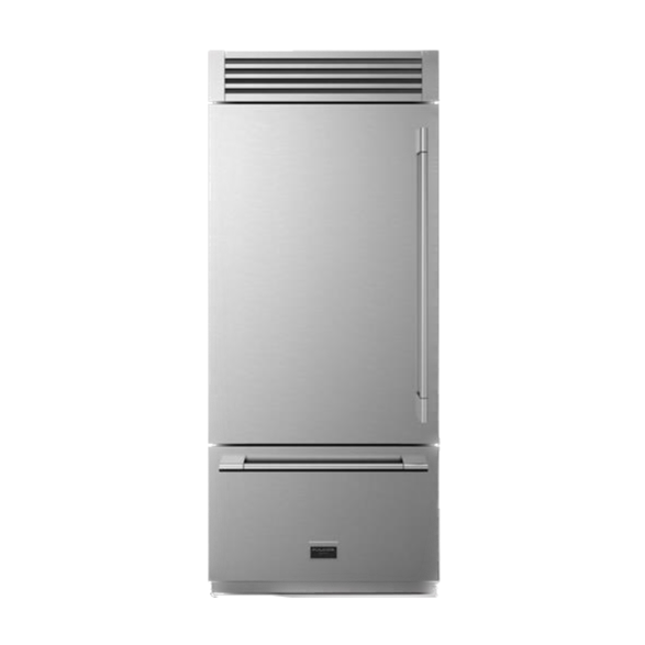 Fulgor Milano 36" Pro Stainless Refrigerator and Freezer, Left Hinge