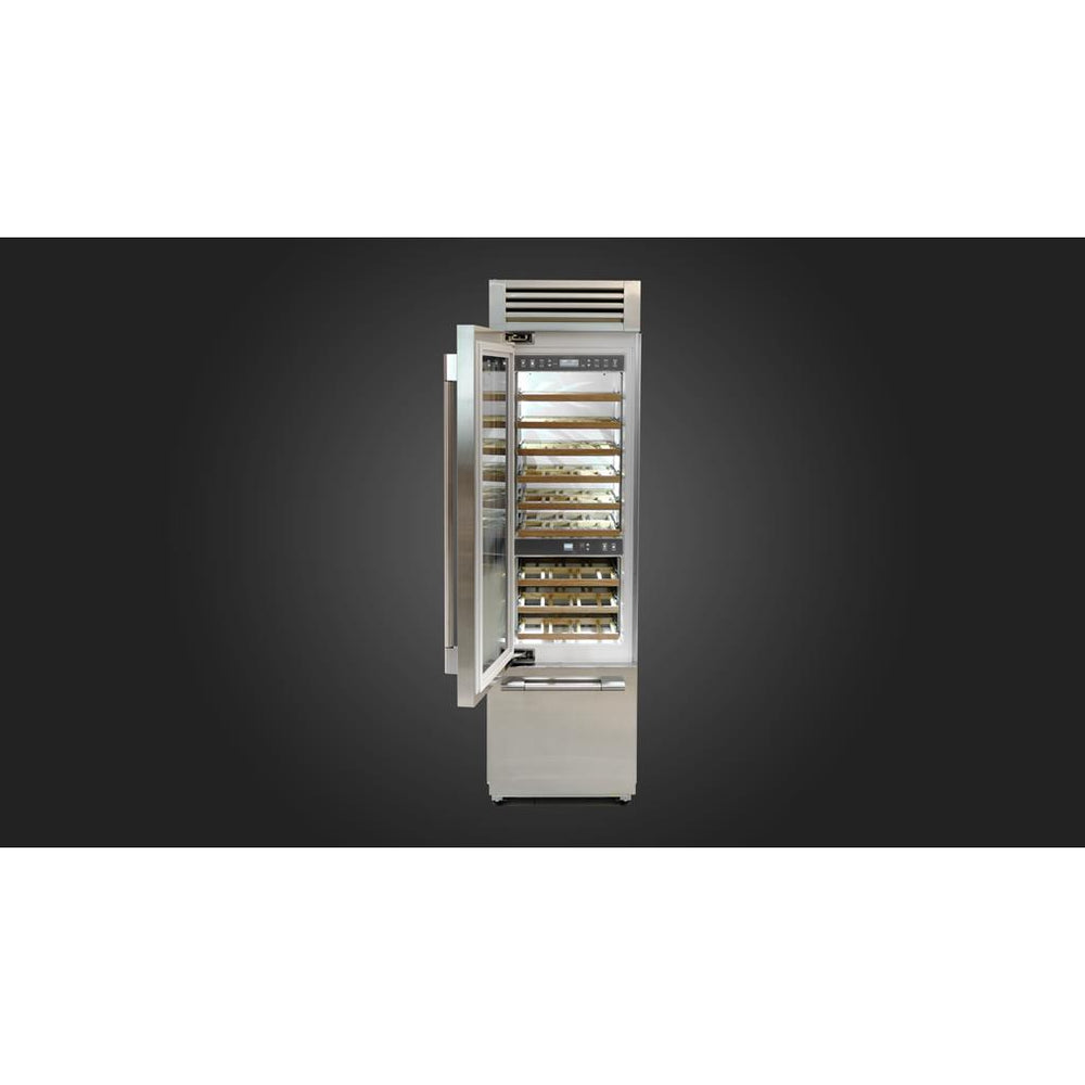 Fulgor Milano  24" Pro Wine Cellar, Left Door, Stainless Steel#finish_stainless-steel