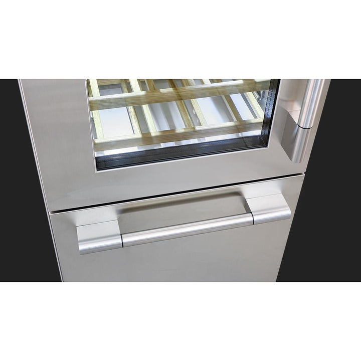 Fulgor Milano  24" Pro Wine Cellar, Left Door, Stainless Steel#finish_stainless-steel