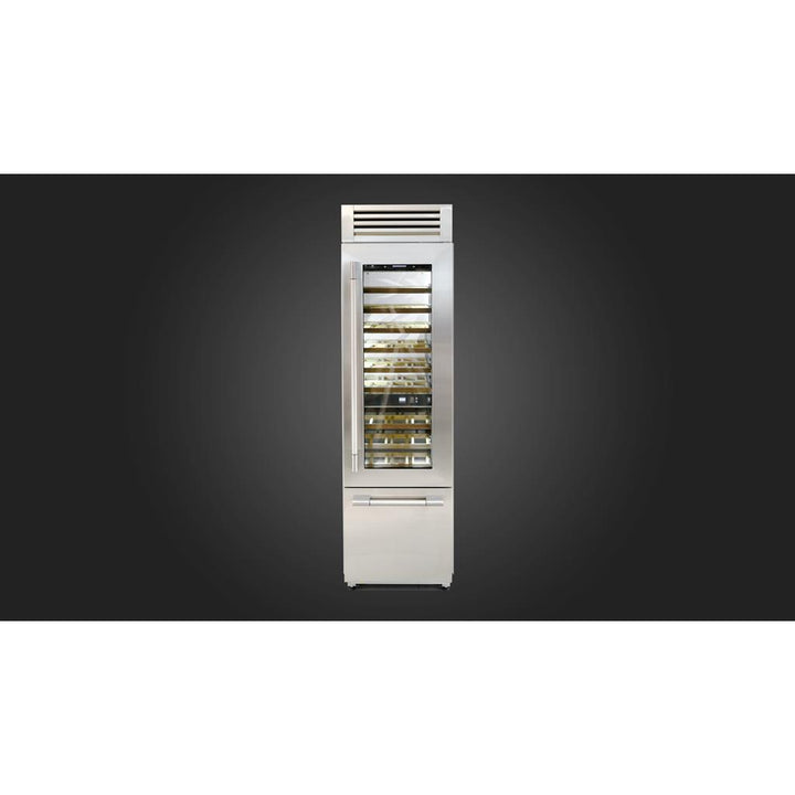 Fulgor Milano  24" Pro Wine Cellar, Right Door , Stainless Steel#finish_stainless-steel