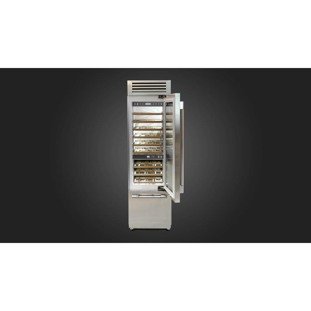 Fulgor Milano  24" Pro Wine Cellar, Right Door , Stainless Steel#finish_stainless-steel