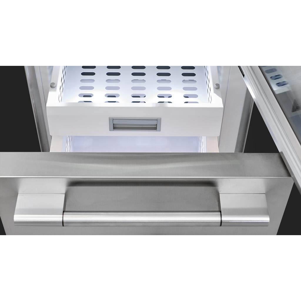 Fulgor Milano  24" Pro Wine Cellar, Right Door , Stainless Steel#finish_stainless-steel