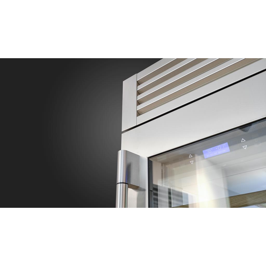 Fulgor Milano  24" Pro Wine Cellar, Right Door , Stainless Steel#finish_stainless-steel