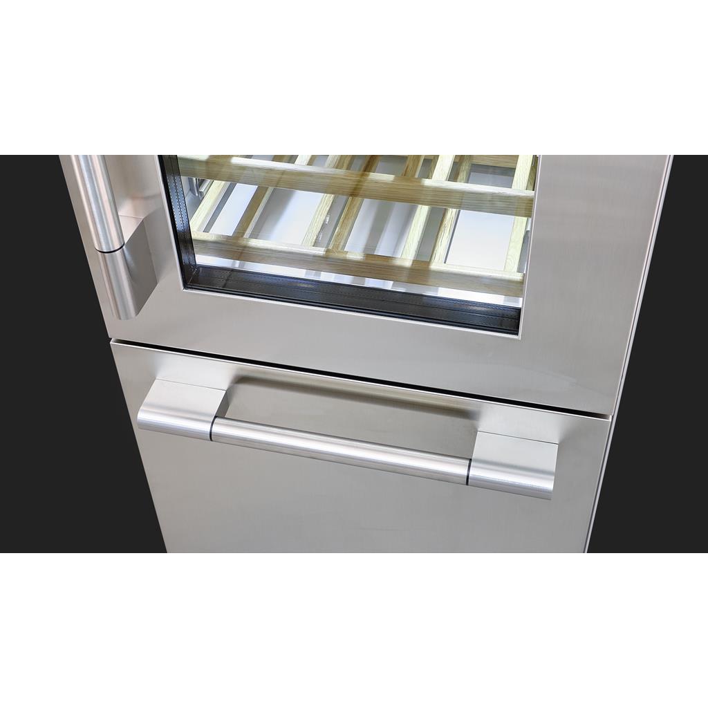 Fulgor Milano  24" Pro Wine Cellar, Right Door , Stainless Steel#finish_stainless-steel
