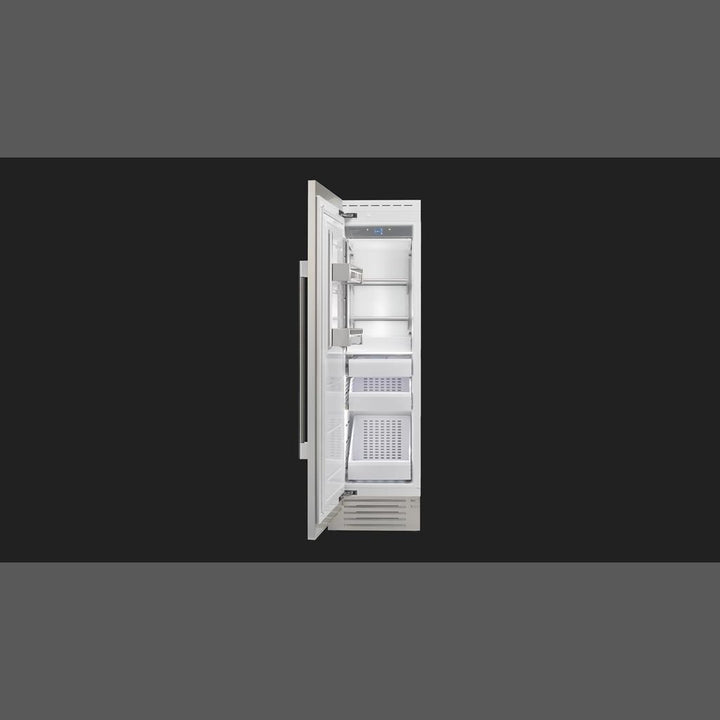Fulgor Milano 24" Pro Stainless Column Freezer, Left Hinge