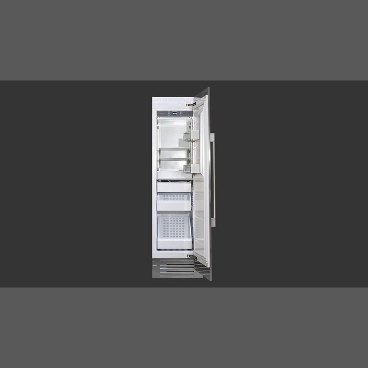 Fulgor Milano 24" Pro Stainless Column Freezer, Right Hinge
