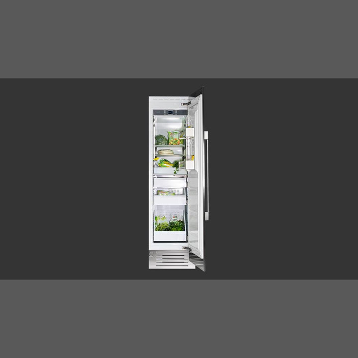 Fulgor Milano 24" Pro Stainless Column Freezer, Right Hinge