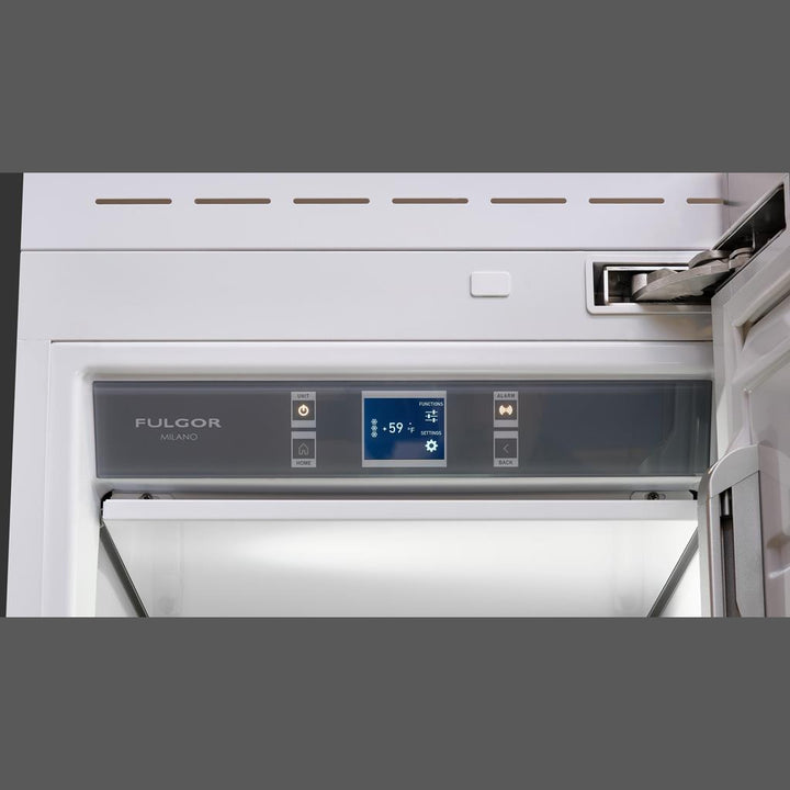 Fulgor Milano 24" Pro Stainless Column Freezer, Right Hinge