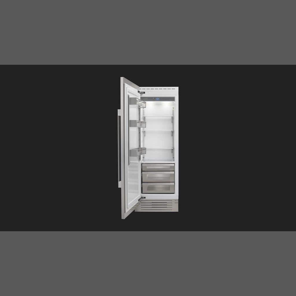 Fulgor Milano 30" Pro Stainless Column Refrigerator, Left Hinge
