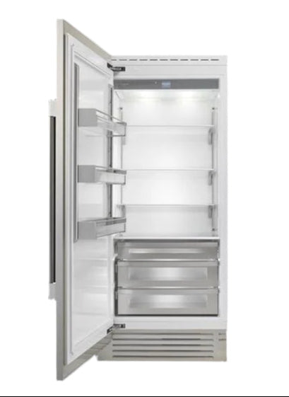 Fulgor Milano 36" Pro Stainless Column Refrigerator, Left Hinge