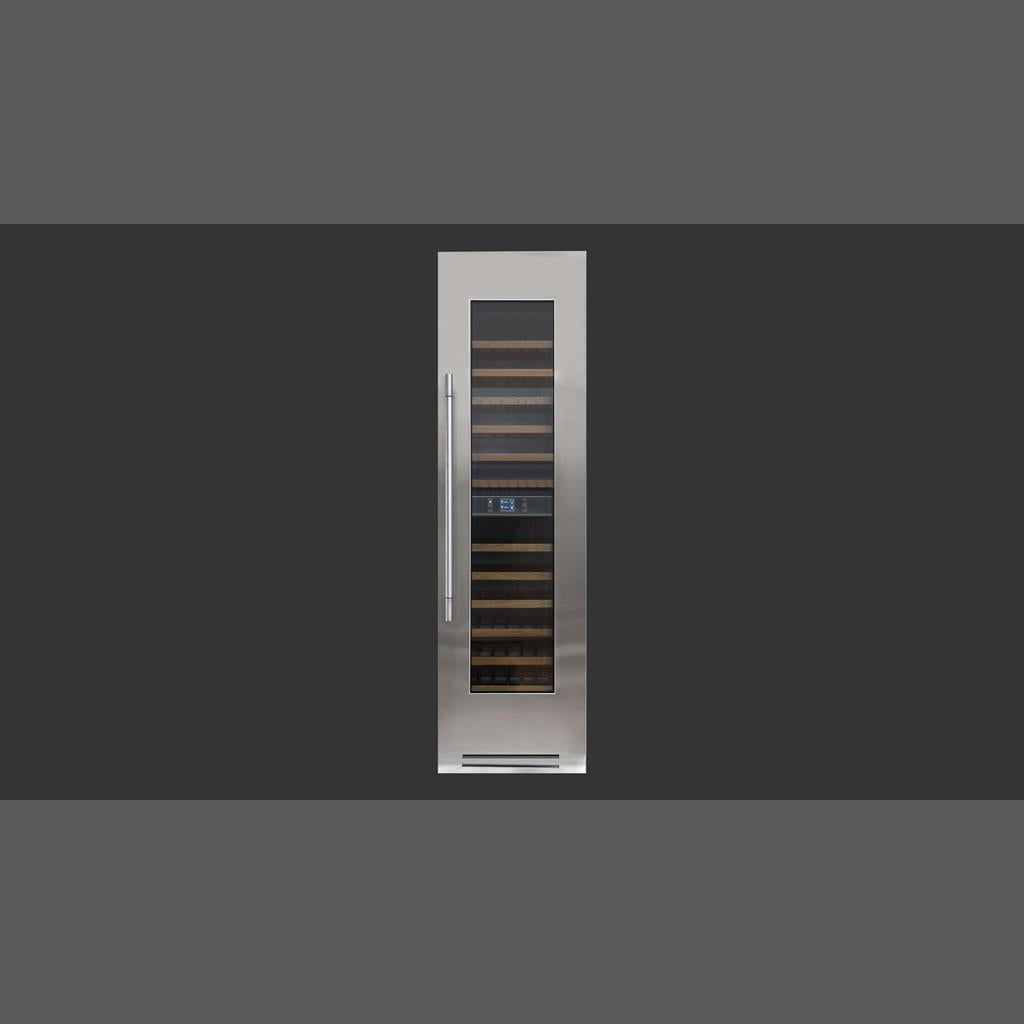Fulgor Milano 24" Pro Stainless Two Zone Wine Column, Right Hinge
