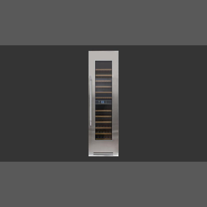 Fulgor Milano 24" Pro Stainless Two Zone Wine Column, Right Hinge