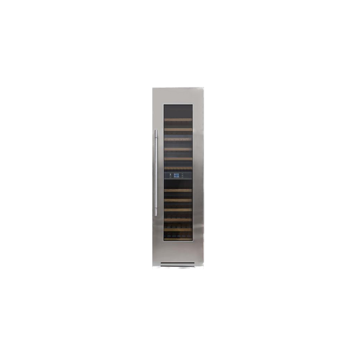Fulgor Milano 24" Pro Stainless Two Zone Wine Column, Right Hinge