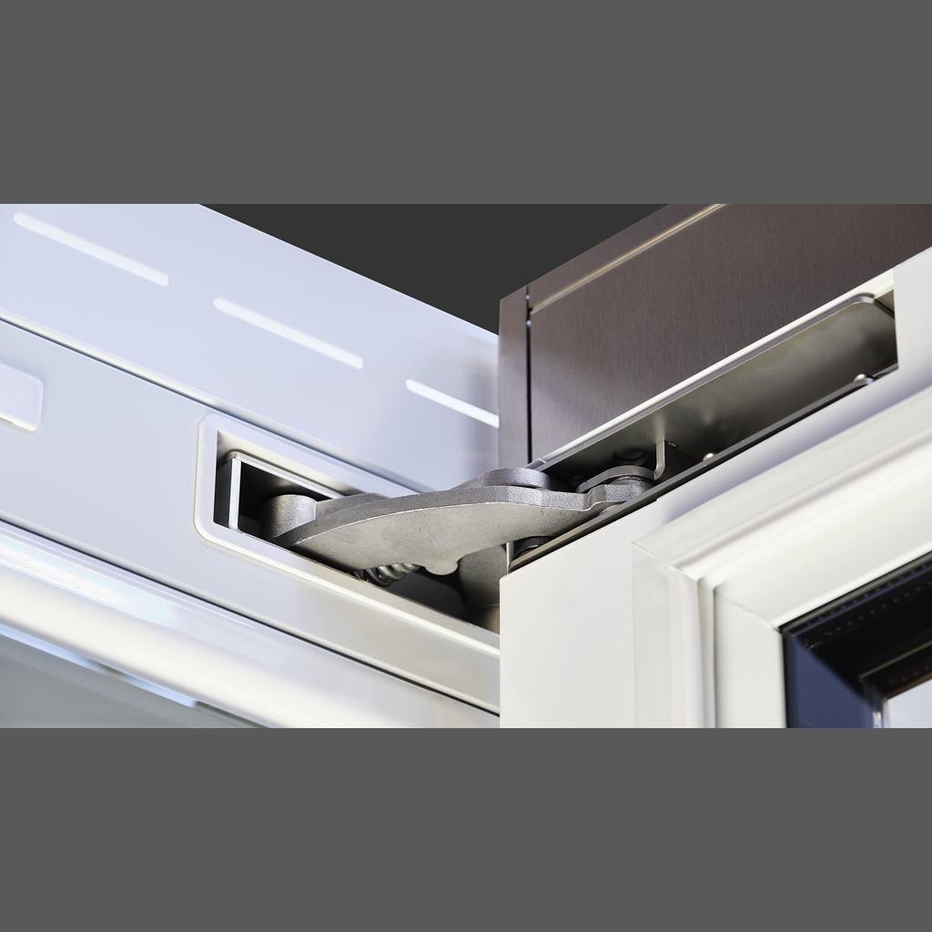Fulgor Milano 24" Pro Stainless Two Zone Wine Column, Right Hinge