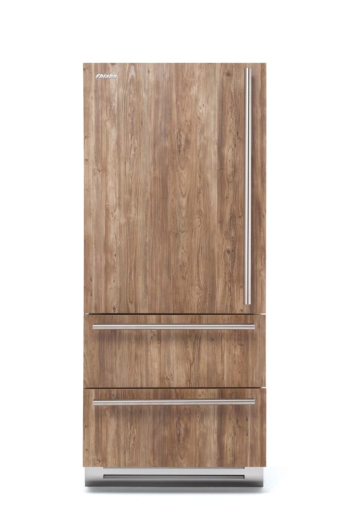 Fhiaba Integrated Series 36" Panel Ready Refrigerator and Double Drawer Freezer, Left Hinge