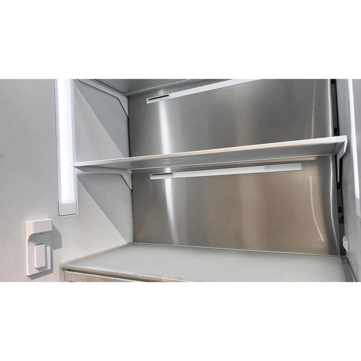 Fulgor Milano 30" 400 Series Panel Ready Refrigerator and Freezer With Ice Maker