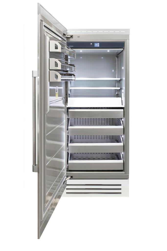 Fhiaba Classic Series 36" Stainless Column Freezer, Left Hinge