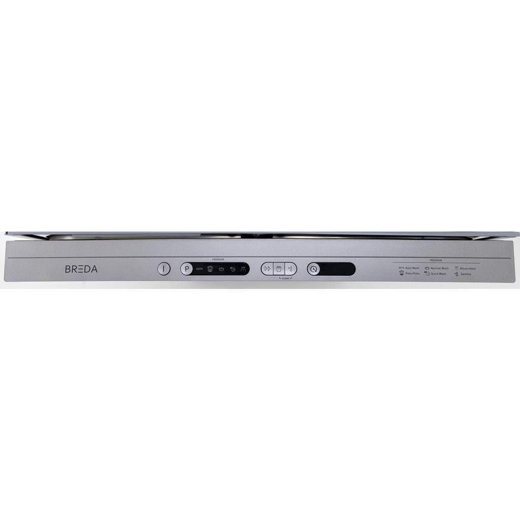 Breda 24" Tall Tub Dishwasher, Stainless Pocket Handle