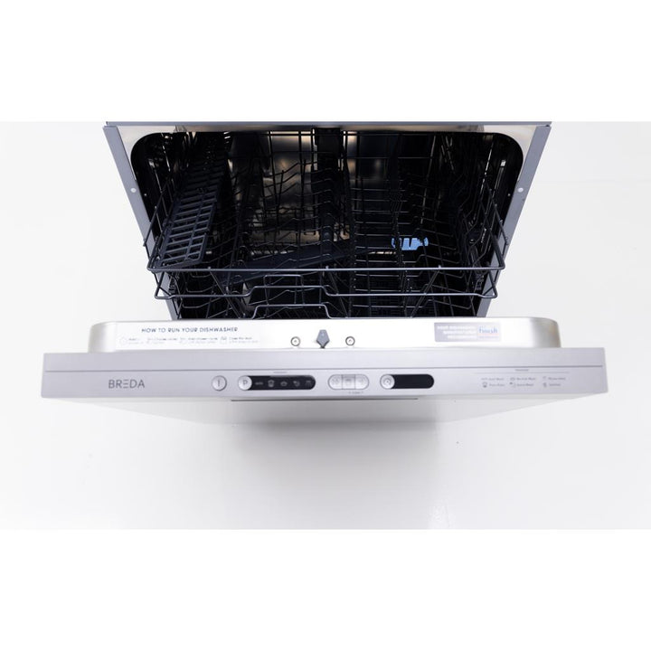 Breda 24" Tall Tub Dishwasher, Stainless Pocket Handle