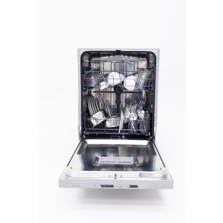 Breda 24" Tall Tub Dishwasher, Stainless Pocket Handle